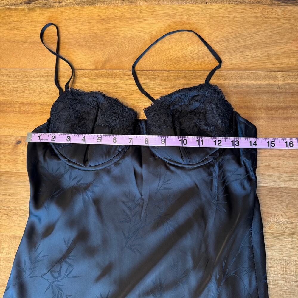 Rumored Negroni Black Lace Midi Slip Dress Fairy Grunge Witchy Y2K Size Medium - Picture 13 of 16